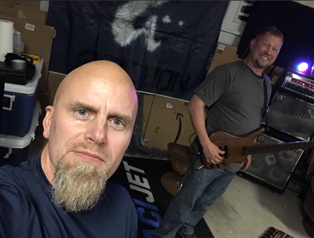 Joshua Cabe Johnson and Charlie Barnes of the Hard Rock Band Afiction